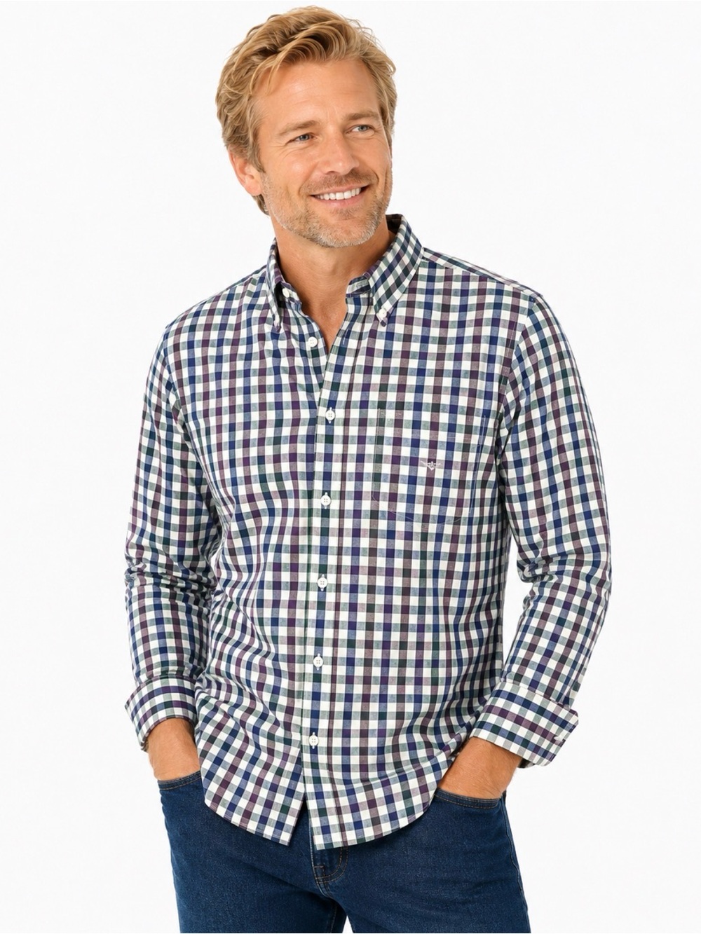 Dockers Checkered Button-Down Shirt